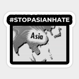 Stop asian hate Sticker